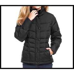 L.L. Bean Trail Model Down Puffer Coat Downtek Pertex Classic Black XS Regular